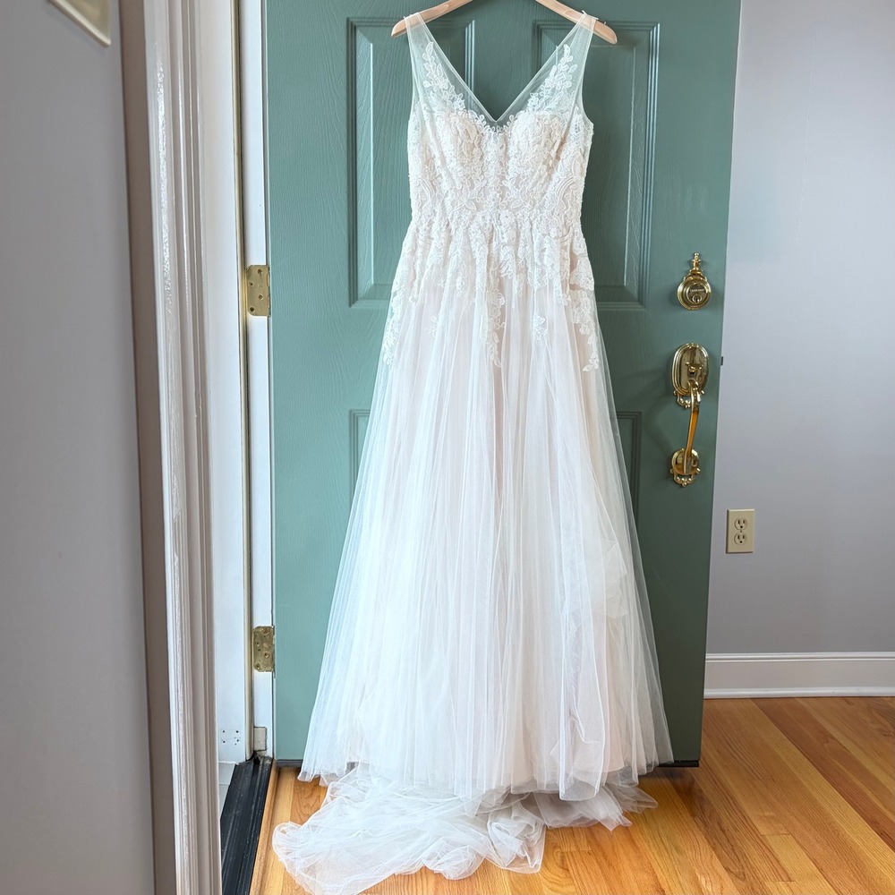Willowby Watters Bali Wedding Dress Lace Tulle Boho Bridal Gown 2 Fairycore